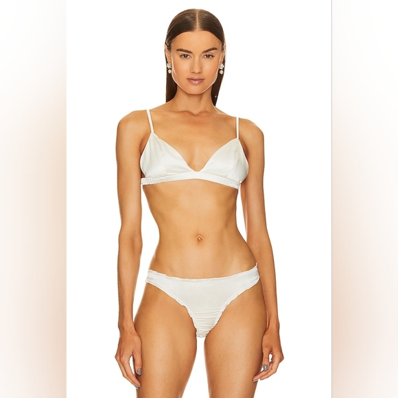 NWT THE MODE 100% SILK JULIETTE BRALETTE - Picture 1 of 7